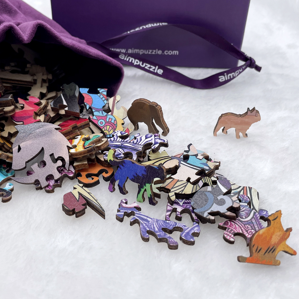 Dolphins and Whales Wooden Jigsaw Puzzle - aimpuzzle