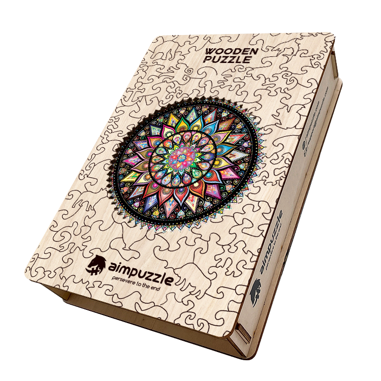 Mandala Wooden Jigsaw Puzzle - aimpuzzle