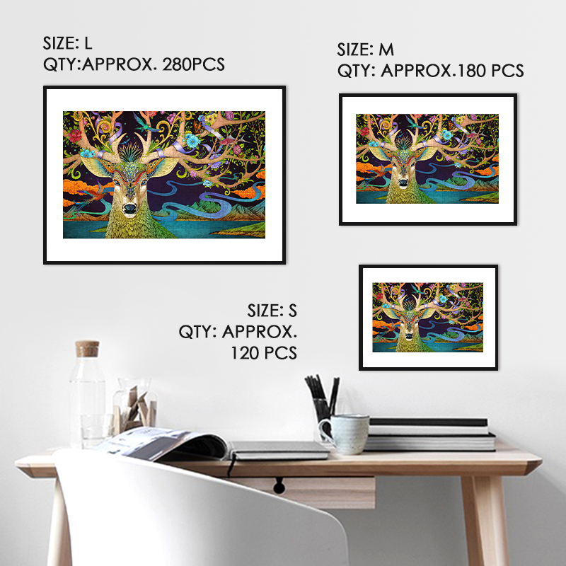 Deer Wooden Jigsaw Puzzle - aimpuzzle