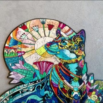 Leopard Cat Wooden Jigsaw Puzzle - aimpuzzle