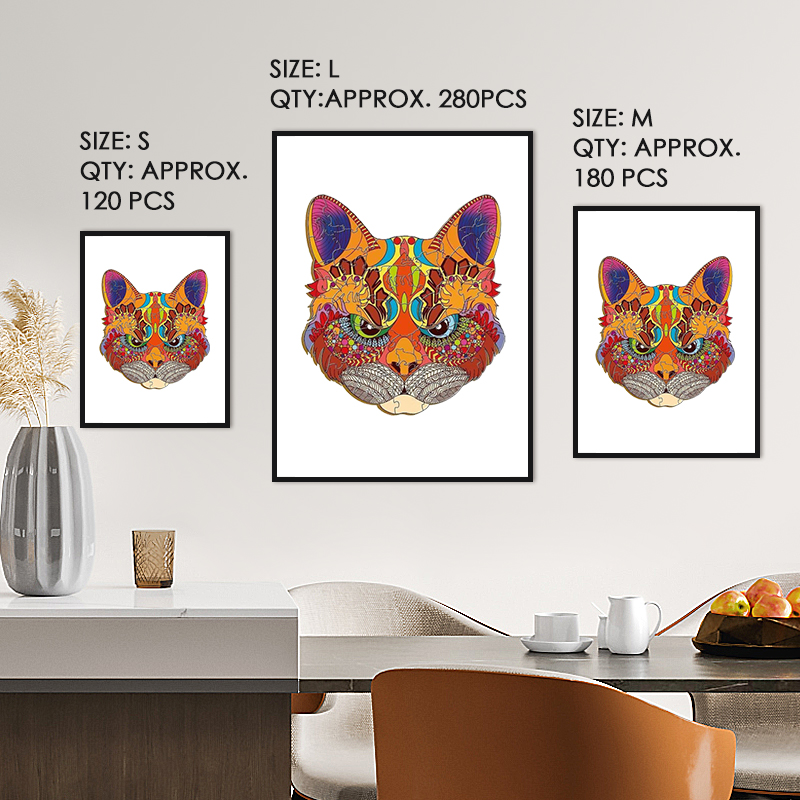 Cat Wooden Jigsaw Puzzle - aimpuzzle