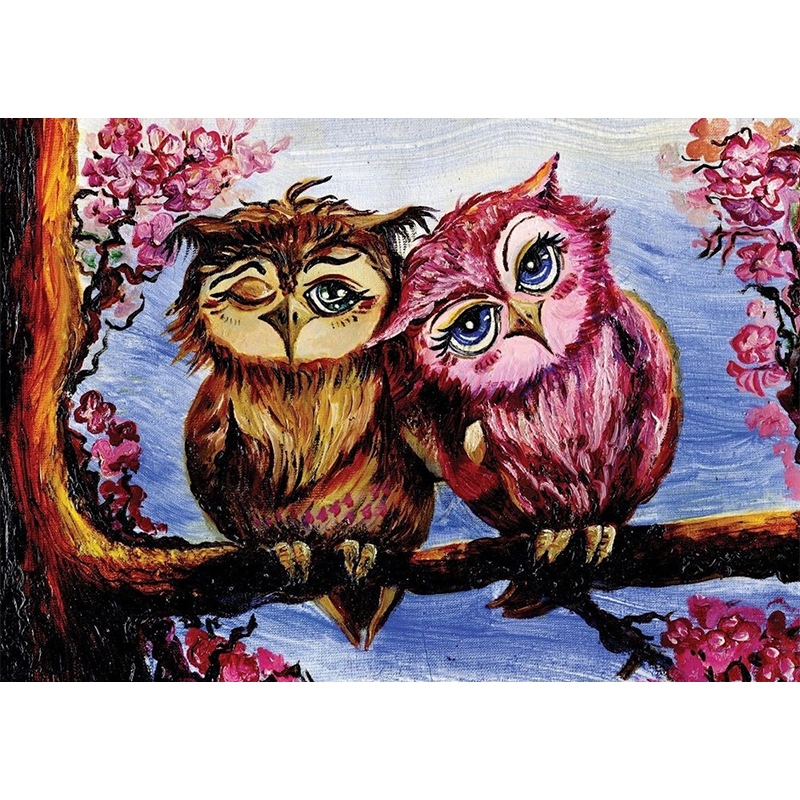 The Owl Family Wooden Jigsaw Puzzle - aimpuzzle