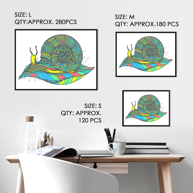 Snail Wooden Jigsaw Puzzle - aimpuzzle