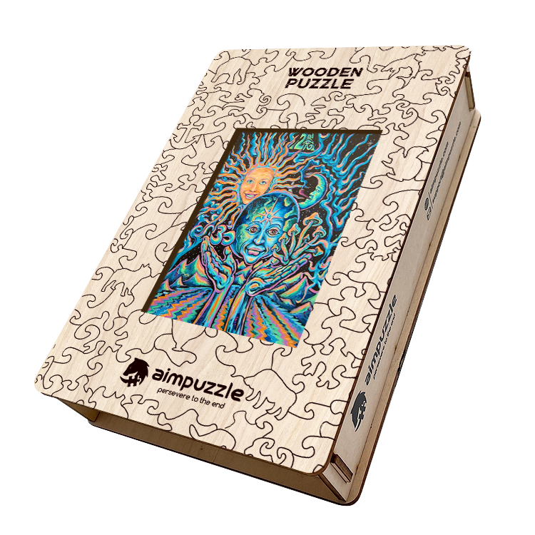 Sun and Moon Wooden Jigsaw Puzzle - aimpuzzle