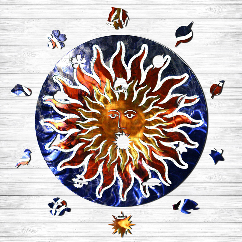 Sun God Wooden Jigsaw Puzzle - aimpuzzle