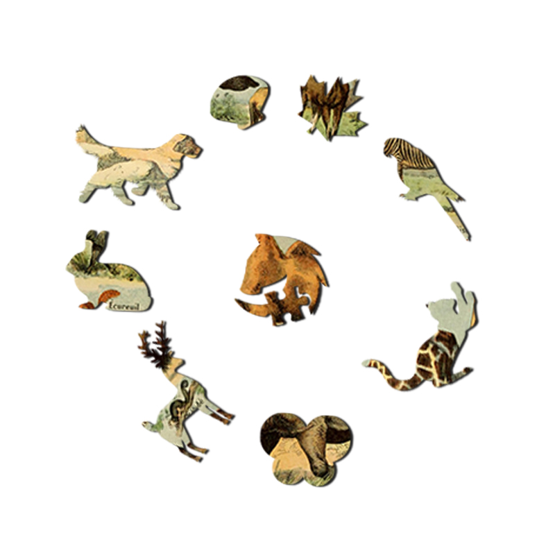 Mammals Wooden Jigsaw Puzzle - aimpuzzle