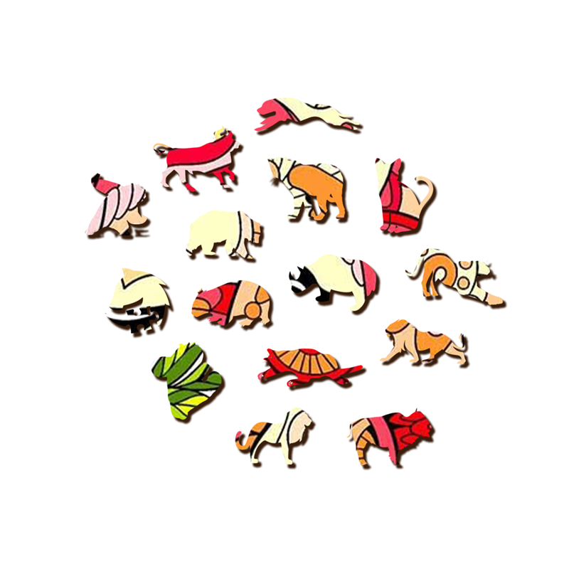 Red Panda Wooden Jigsaw Puzzle - aimpuzzle