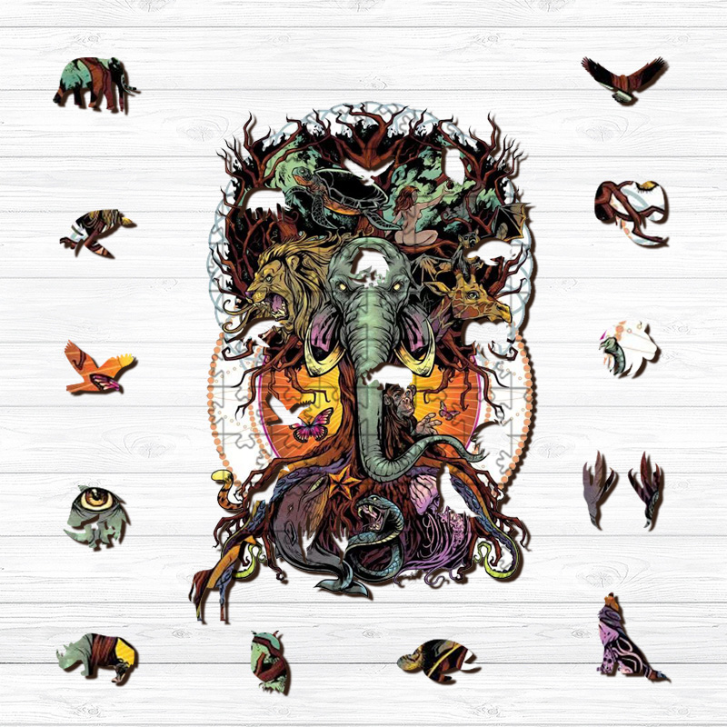 Oak Tree Wooden Jigsaw Puzzle - aimpuzzle