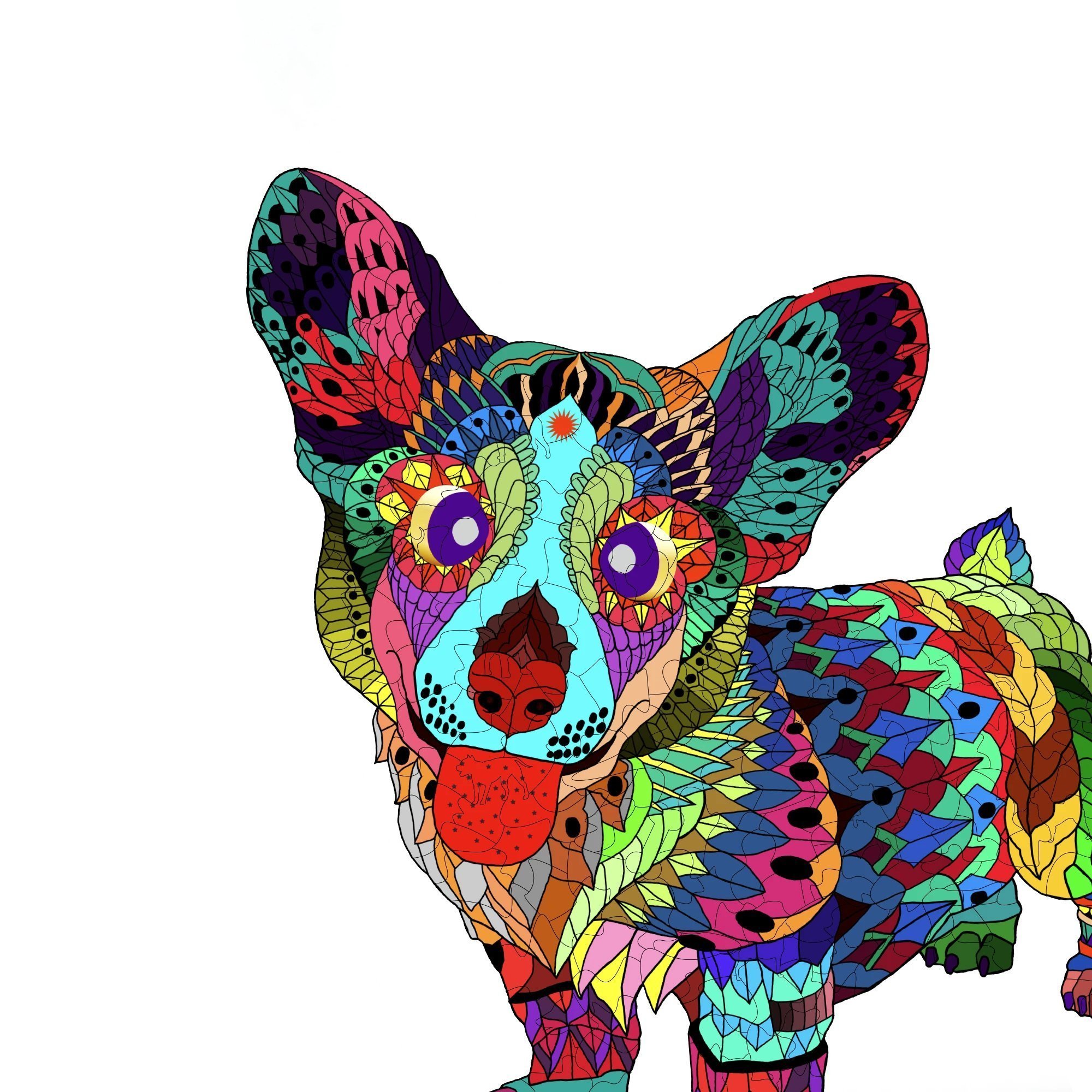 Corgi Wooden Jigsaw Puzzle - aimpuzzle