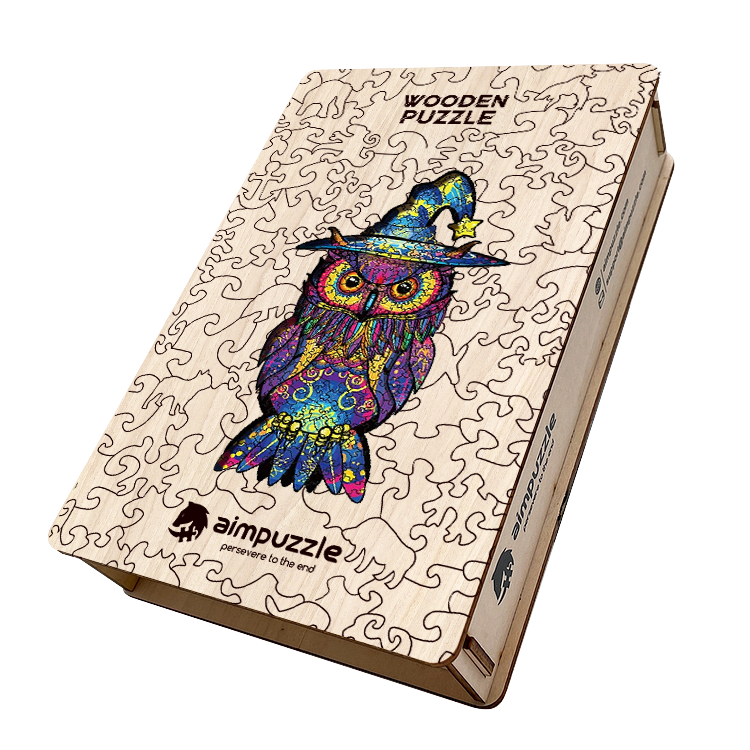 Halloween Owl Wooden Jigsaw Puzzle - aimpuzzle