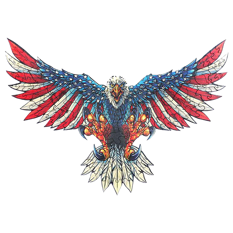 Bald Eagle Wooden Jigsaw Puzzle - aimpuzzle