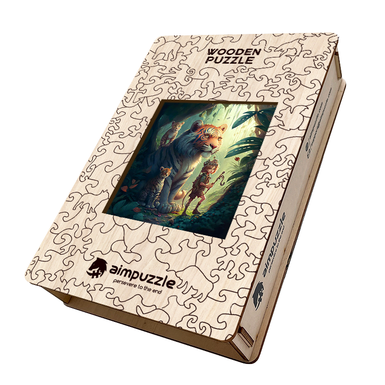 Brave Hunters Wooden Jigsaw Puzzle - aimpuzzle