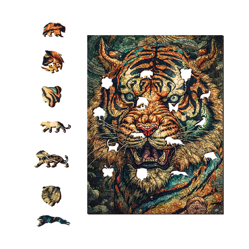 Northeast Tiger Wooden Jigsaw Puzzle - aimpuzzle