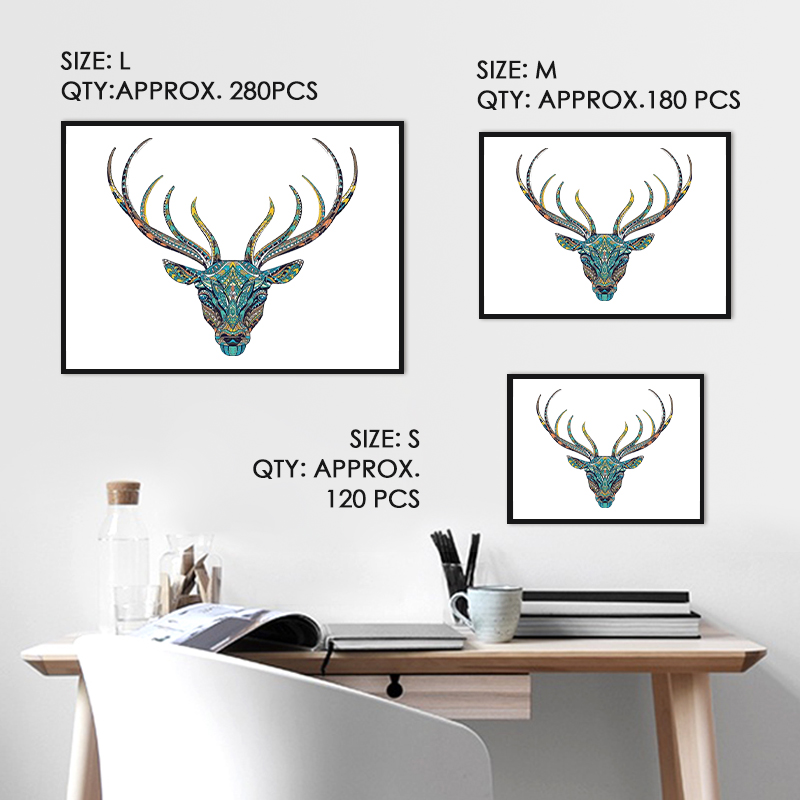 Elk Wooden Jigsaw Puzzle - aimpuzzle