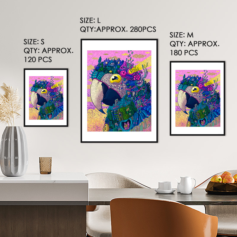 Parrot Art Wooden Jigsaw Puzzle - aimpuzzle