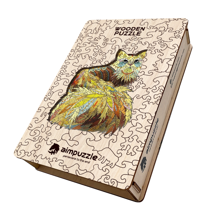 Persian Cat Wooden Jigsaw Puzzle - aimpuzzle