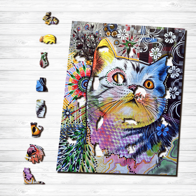Cats Wooden Jigsaw Puzzle - aimpuzzle