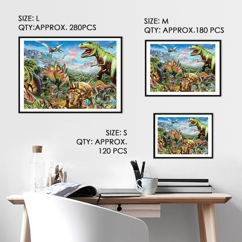 Jurassic Dinosaurs Wooden Jigsaw Puzzle - aimpuzzle