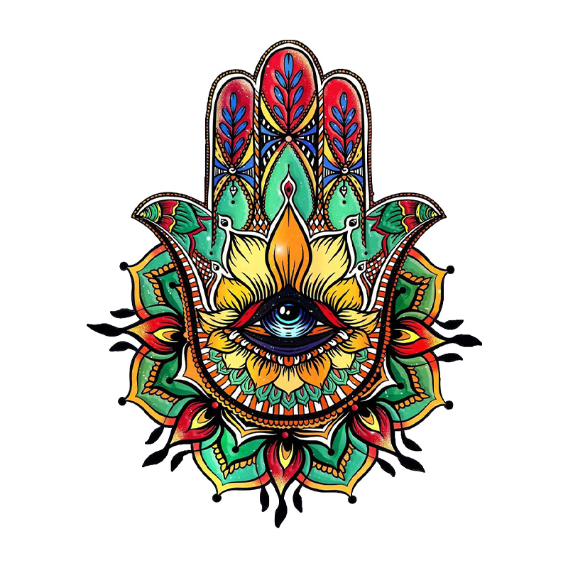 Hamsa Hand Wooden Jigsaw Puzzle - aimpuzzle