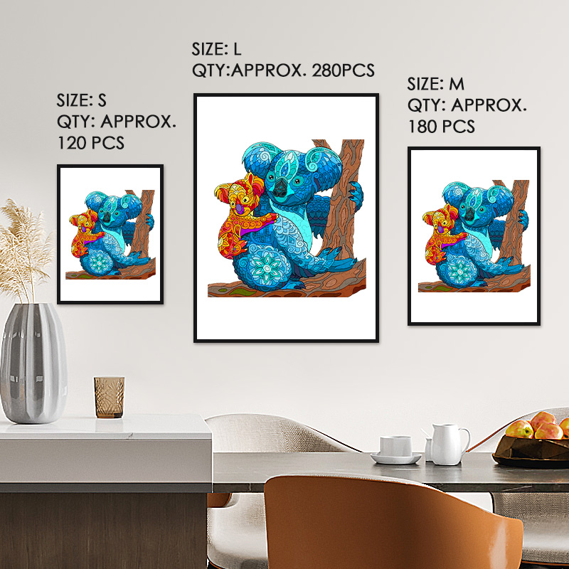 koalas Wooden Jigsaw Puzzle - aimpuzzle