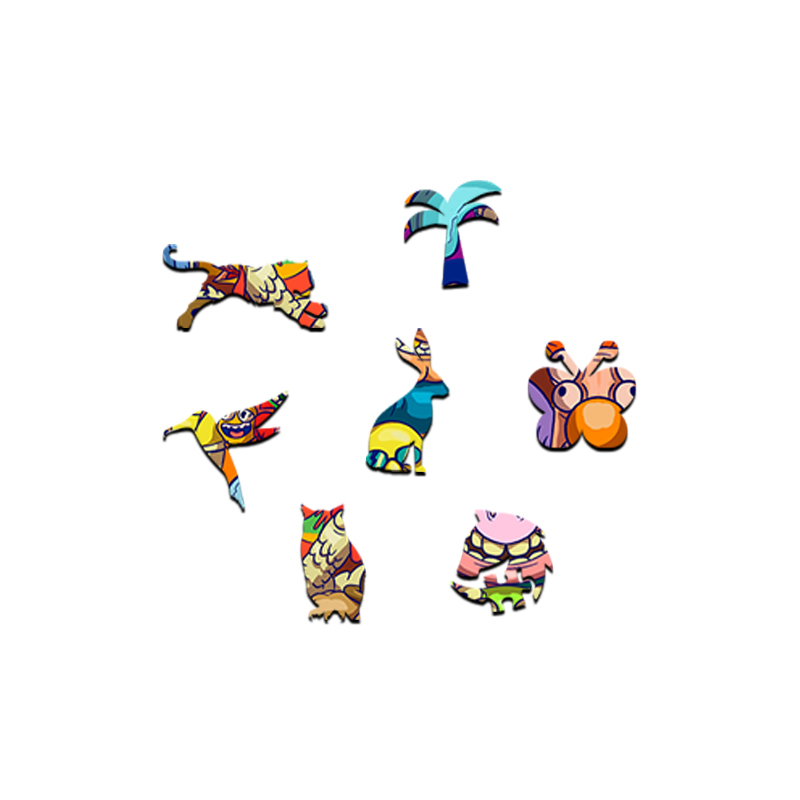 Monster Story Cartoon Wooden Jigsaw Puzzle - aimpuzzle