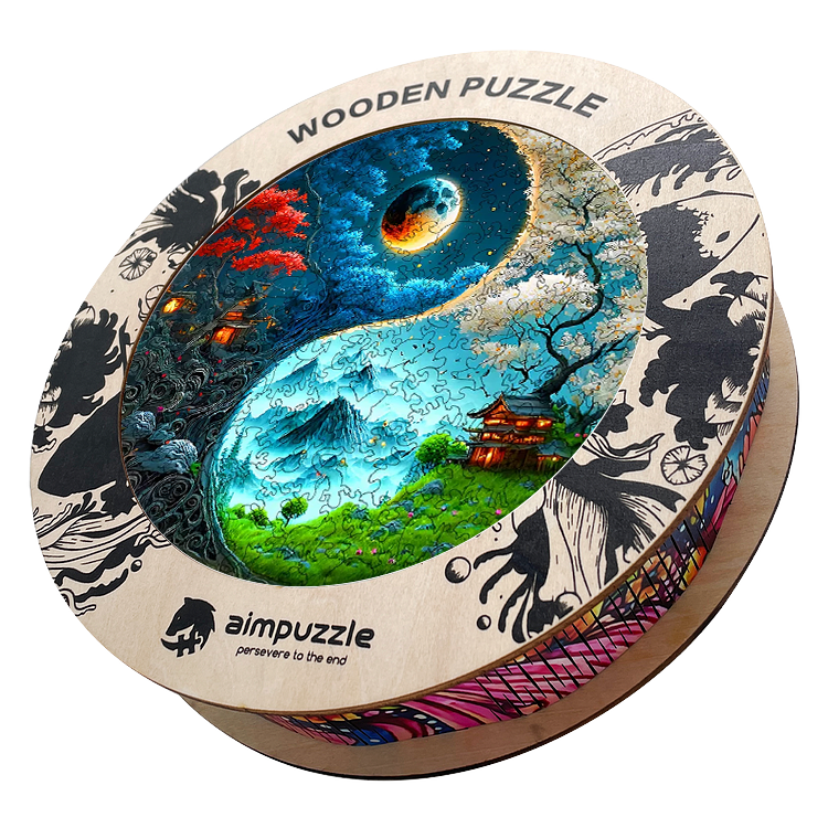 Captivating Yinyang Nature Wooden Jigsaw Puzzle - aimpuzzle
