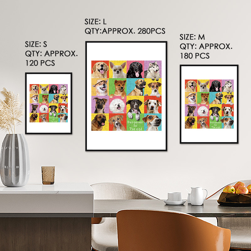 Dog Photos Album Wooden Jigsaw Puzzle - aimpuzzle