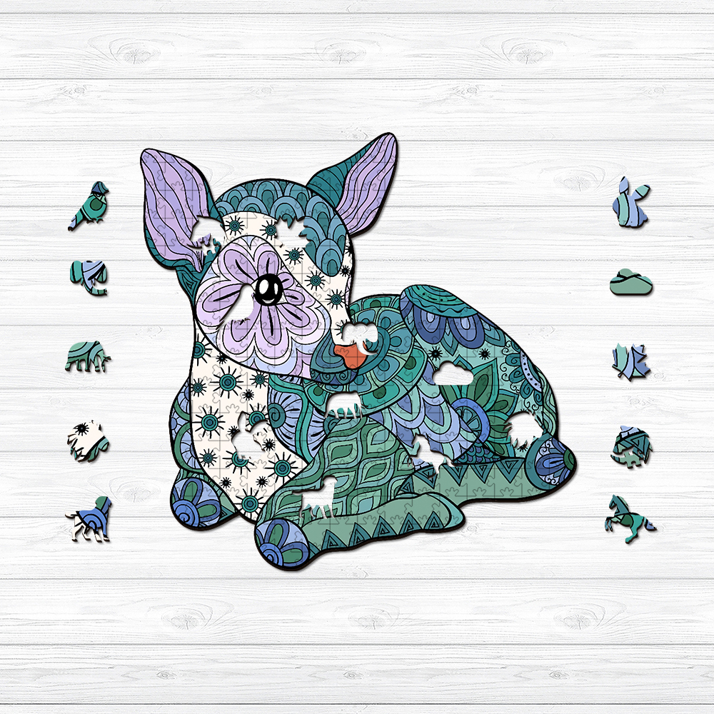 Little Deer Wooden Jigsaw Puzzle - aimpuzzle