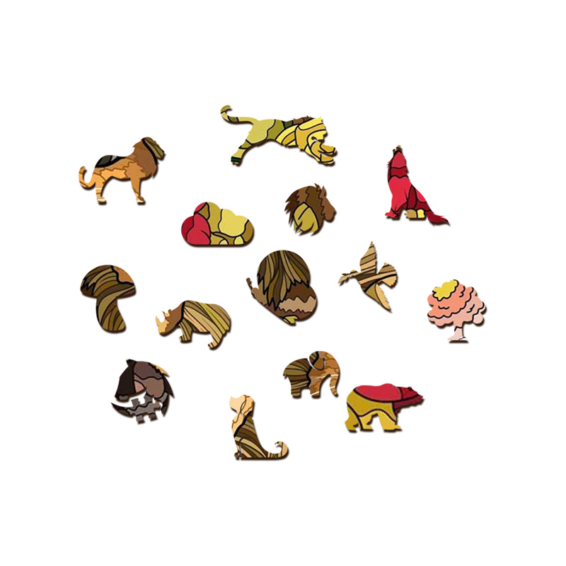 Lion Wooden Jigsaw Puzzle - aimpuzzle