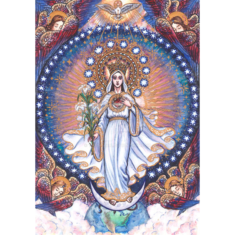 Blessed Virgin Mary Wooden Jigsaw Puzzle - aimpuzzle