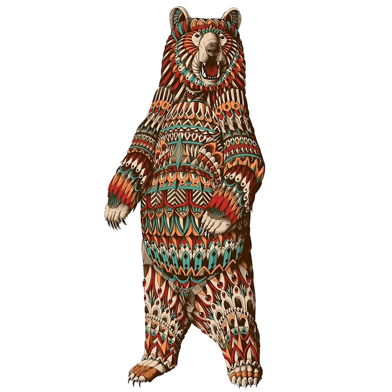 Brown Bear Wooden Jigsaw Puzzle - aimpuzzle