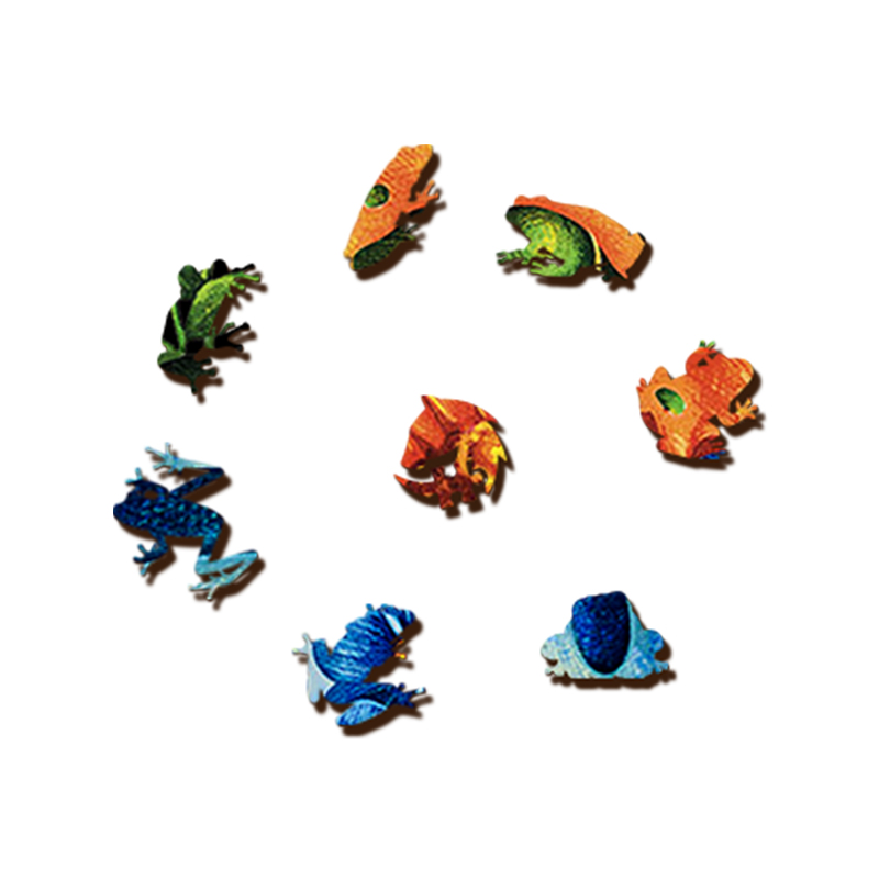 Poison Dart Frogs Wooden Jigsaw Puzzle - aimpuzzle