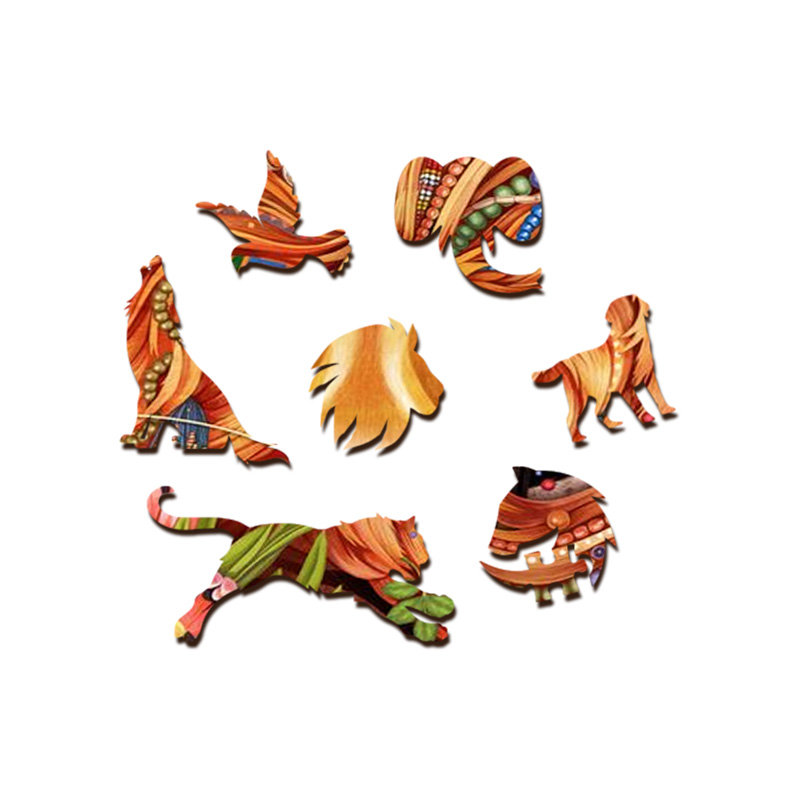 Beautiful Lion Wooden Jigsaw Puzzle - aimpuzzle