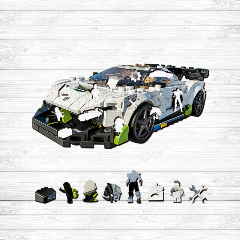 Koenigsegg Jesko Wooden Jigsaw Puzzle - aimpuzzle