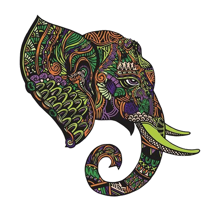 African Elephants Wooden Jigsaw Puzzle - aimpuzzle