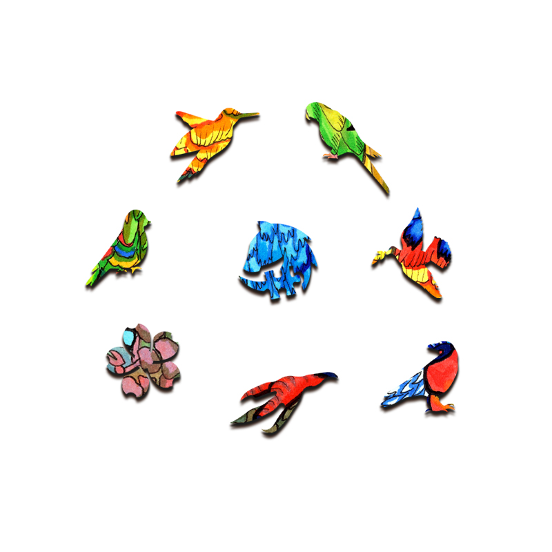 Parrot Wooden Jigsaw Puzzle - aimpuzzle