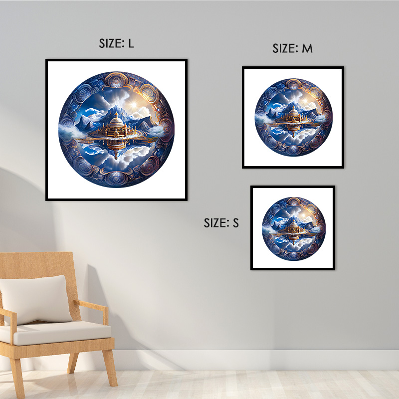 Mirrored World/Mirrored Palace Wooden Jigsaw Puzzle - aimpuzzle