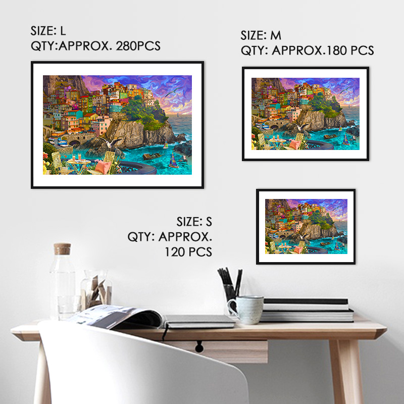 Cinque Terre Wooden Jigsaw Puzzle - aimpuzzle