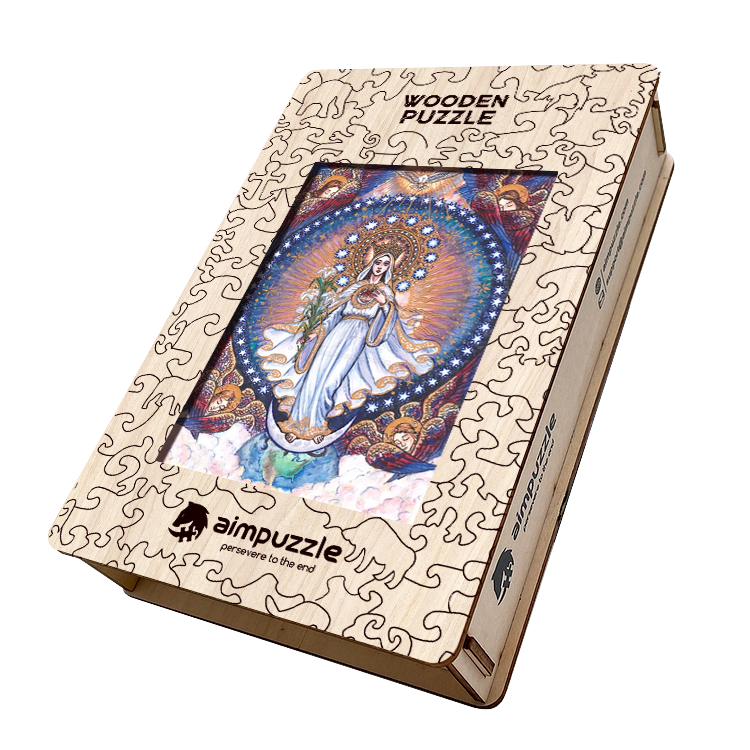 Blessed Virgin Mary Wooden Jigsaw Puzzle - aimpuzzle