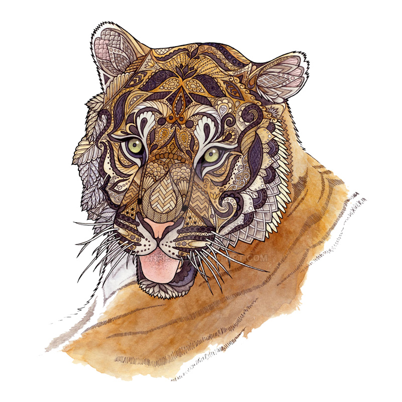 Bengal Tiger Wooden Jigsaw Puzzle - aimpuzzle