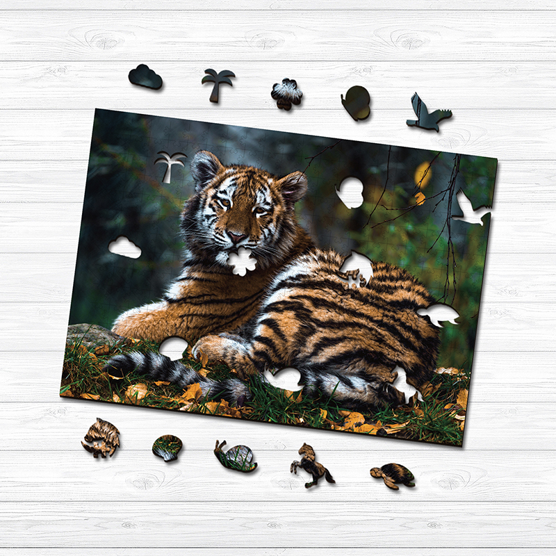 Tiger Wooden Jigsaw Puzzle - aimpuzzle