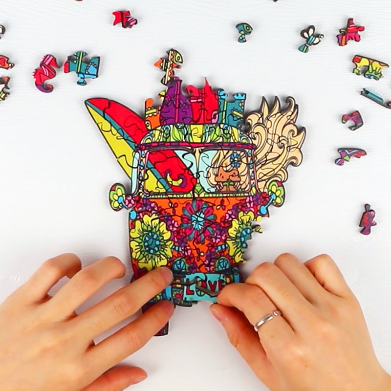 Tuk-tuk Wooden Jigsaw Puzzle - aimpuzzle