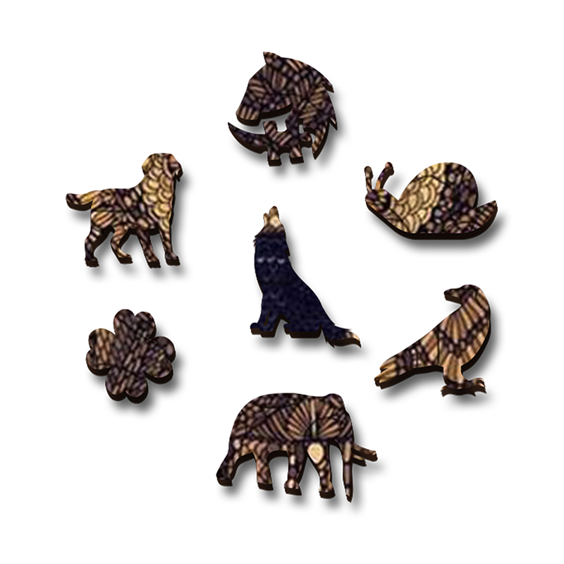Bear Head Wooden Jigsaw Puzzle - aimpuzzle