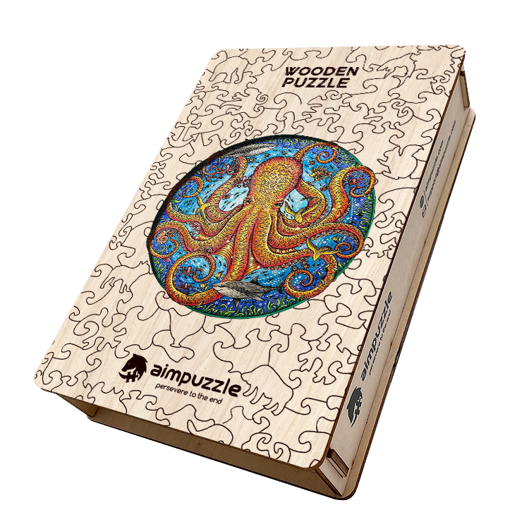 Giant Octopus Wooden Jigsaw Puzzle - aimpuzzle