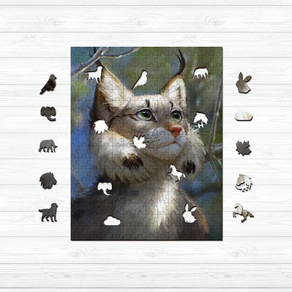 Lynx Wooden Jigsaw Puzzle - aimpuzzle