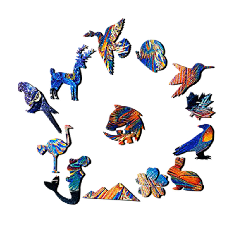 Peacock Wooden Jigsaw Puzzle - aimpuzzle