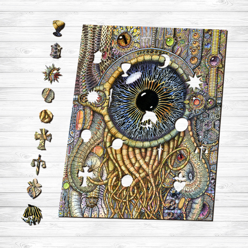 Gaze Wooden Jigsaw Puzzle - aimpuzzle