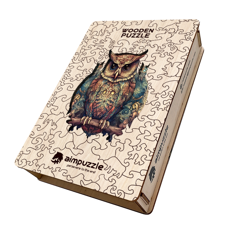 Owl Wooden Jigsaw Puzzle - aimpuzzle