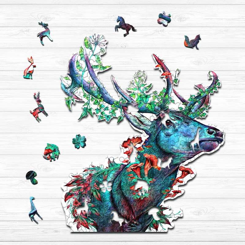 Elk Wooden Jigsaw Puzzle - aimpuzzle