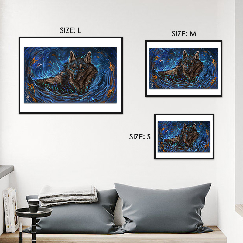 Sea Wave Wolf Wooden Jigsaw Puzzle - aimpuzzle